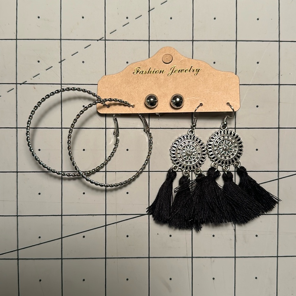 Silver, bohemian women’s jewelry, earrings, stud and dangle, every occasion